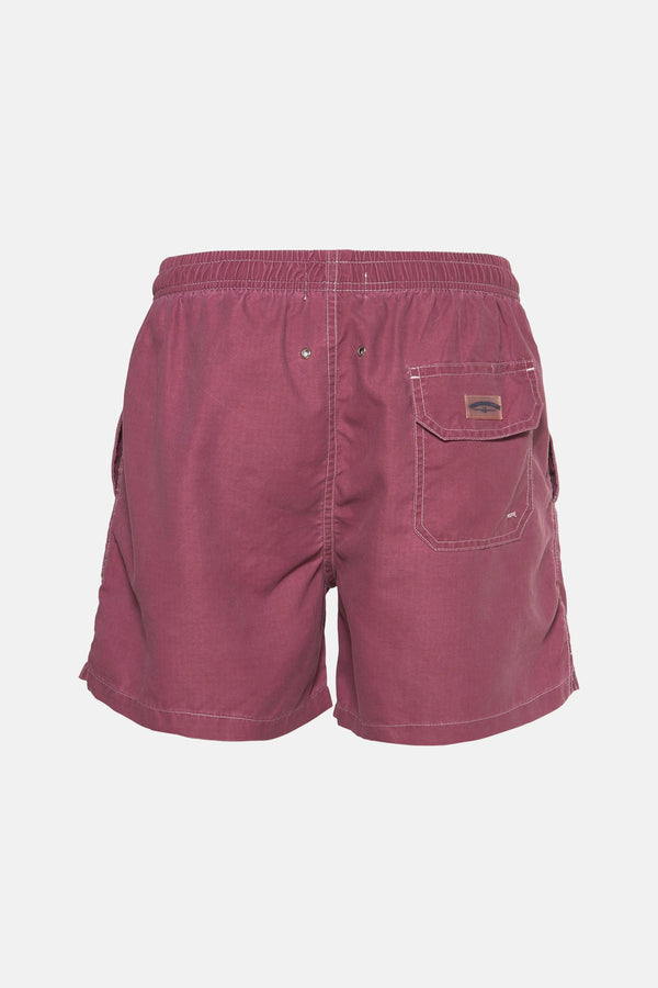 	Heren tops beachwear zwemshort Bordeaux - Bruce & Butler