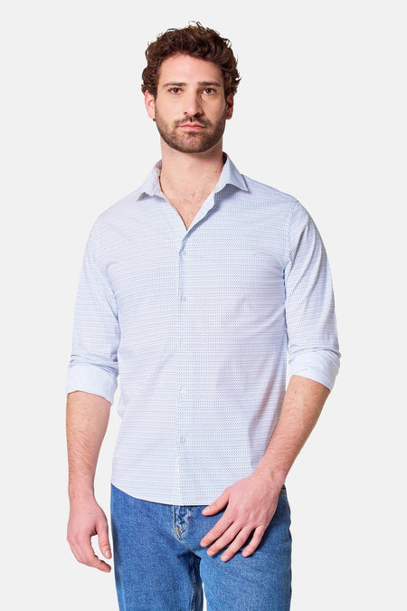 Chemise à manches longues - blanc