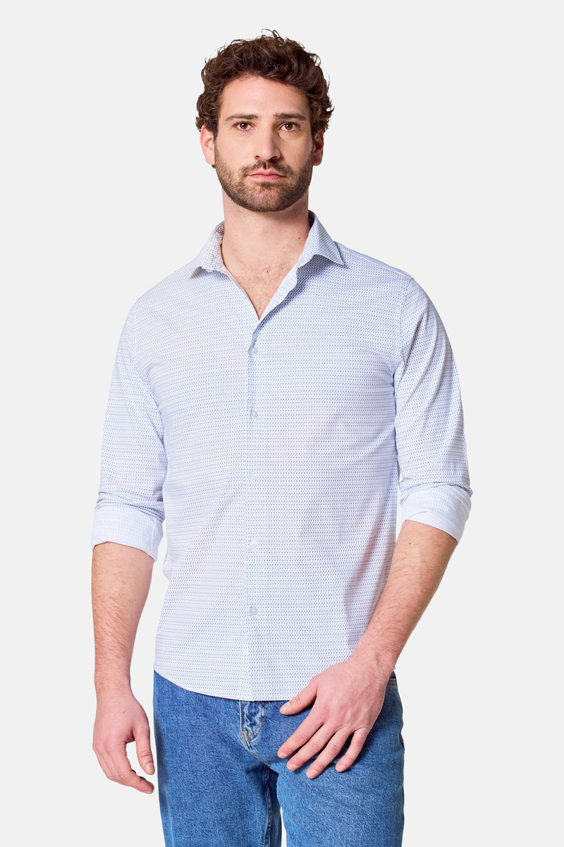 Chemise à manches longues - blanc