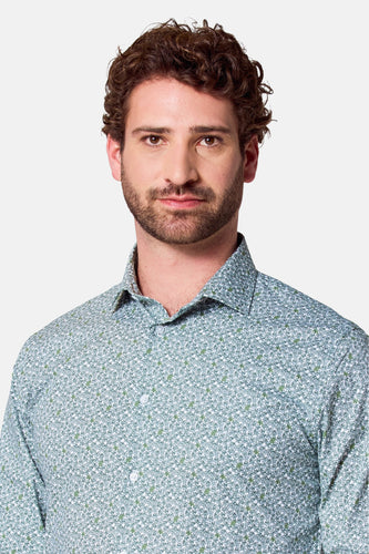 Chemise à manches longues - Vert - Bruce & Butler