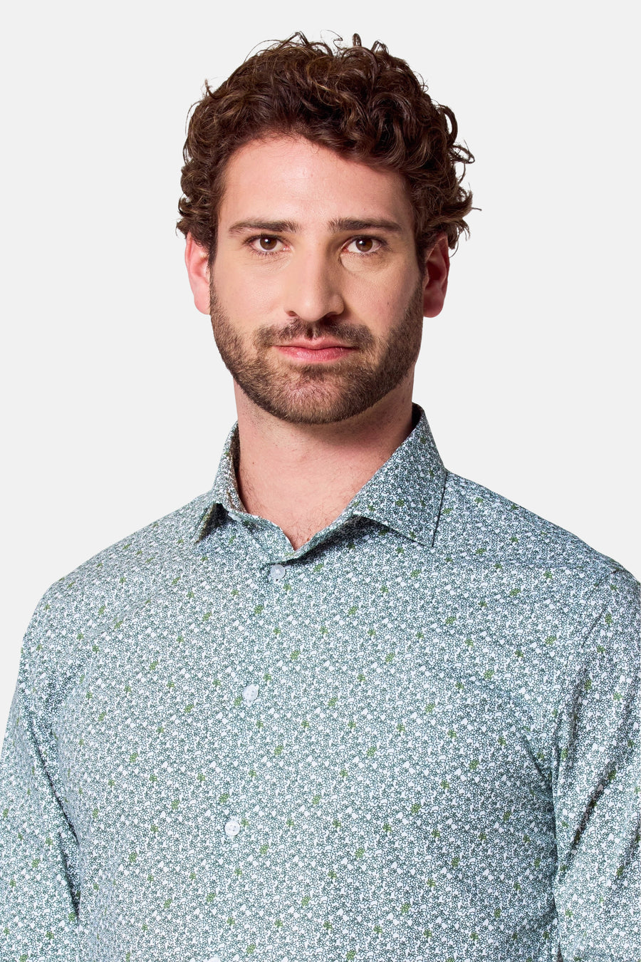 Chemise à manches longues - Vert - Bruce & Butler