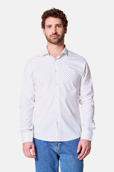 Chemise à manches longues - blanc