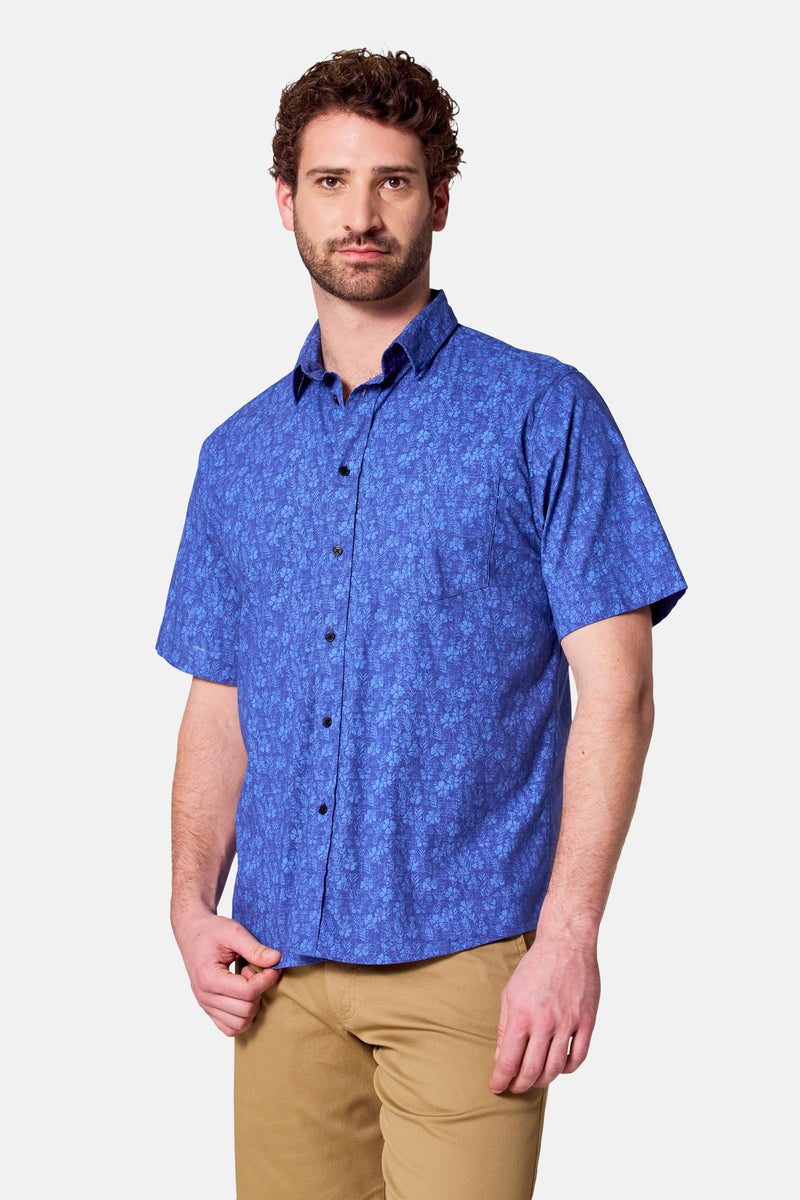 Chemise (manches courtes) Bleu - Bruce & Butler
