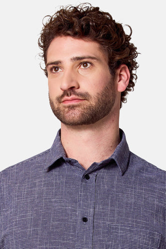 Chemise à manches courtes - bleu - Bruce & Butler