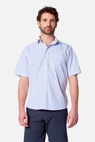 Chemise à manches courtes - Bleu clair - Bruce & Butler