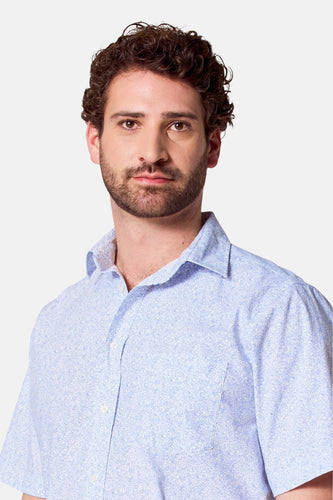 Chemise à manches courtes - Bleu clair - Bruce & Butler