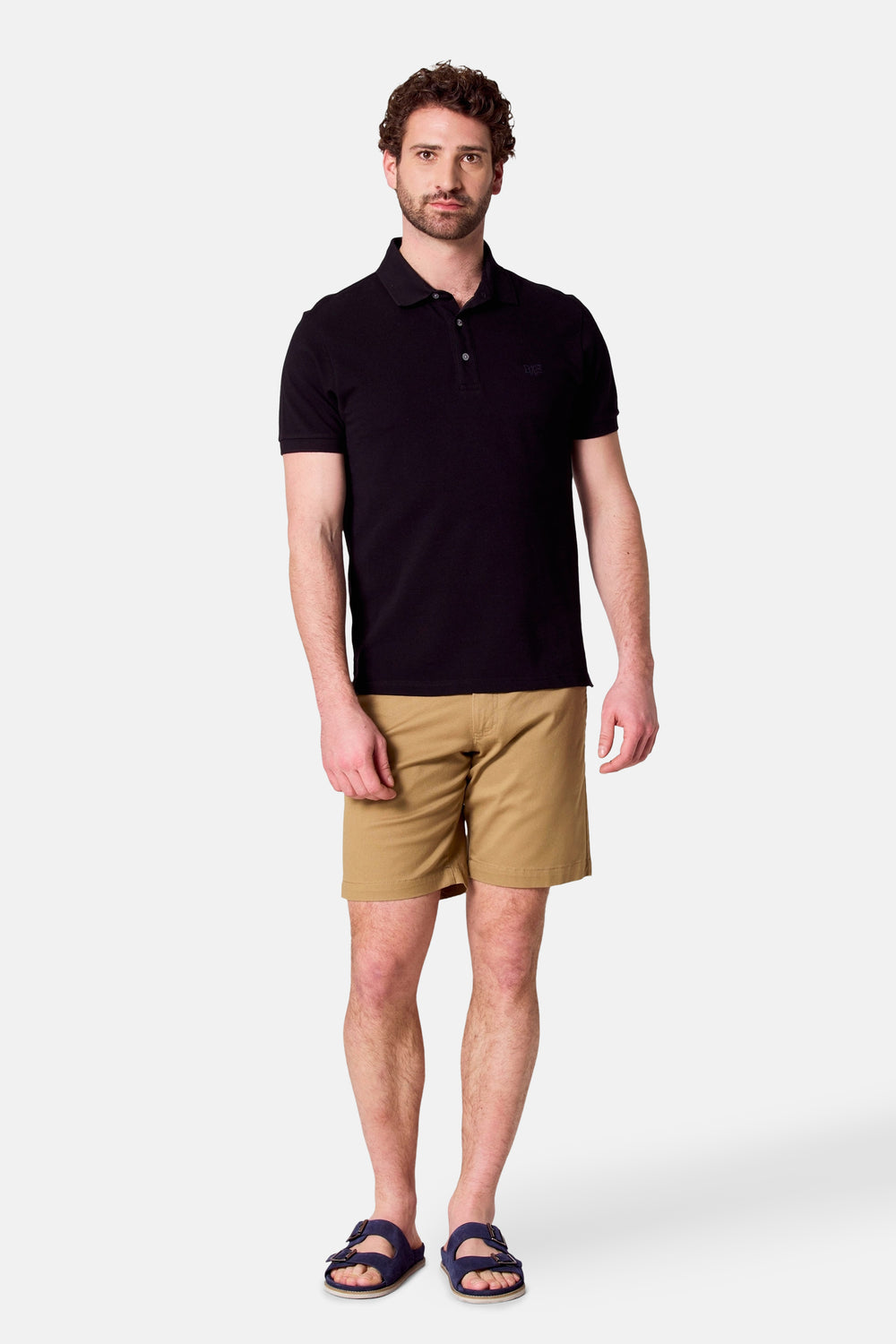 	Heren tops polo korte mouw Noir - Bruce & Butler