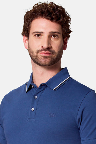 Polo à manches courtes - bleu - Bruce & Butler