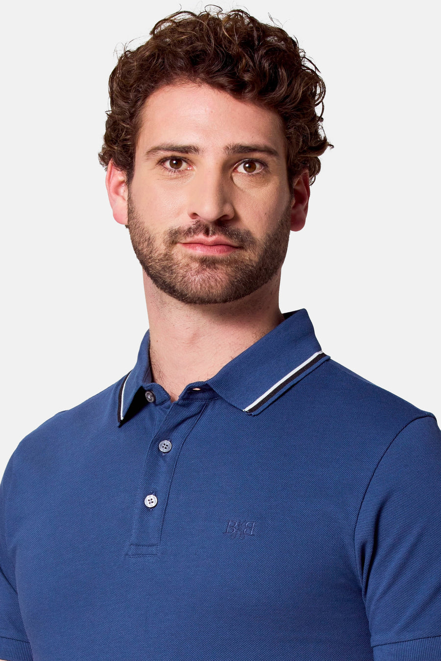 Polo à manches courtes - bleu - Bruce & Butler