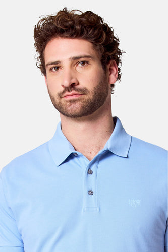 Polo à manches courtes - bleu - Bruce & Butler