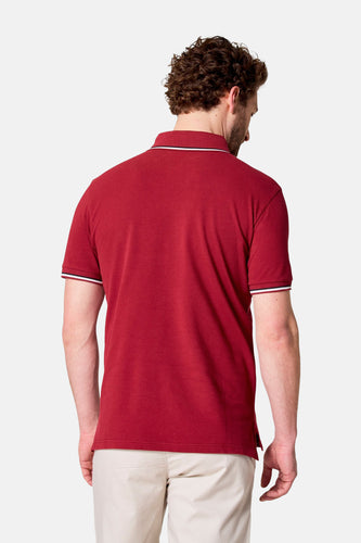 Polo à manches courtes - bordeaux - Bruce & Butler