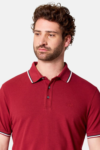 Polo à manches courtes - bordeaux - Bruce & Butler