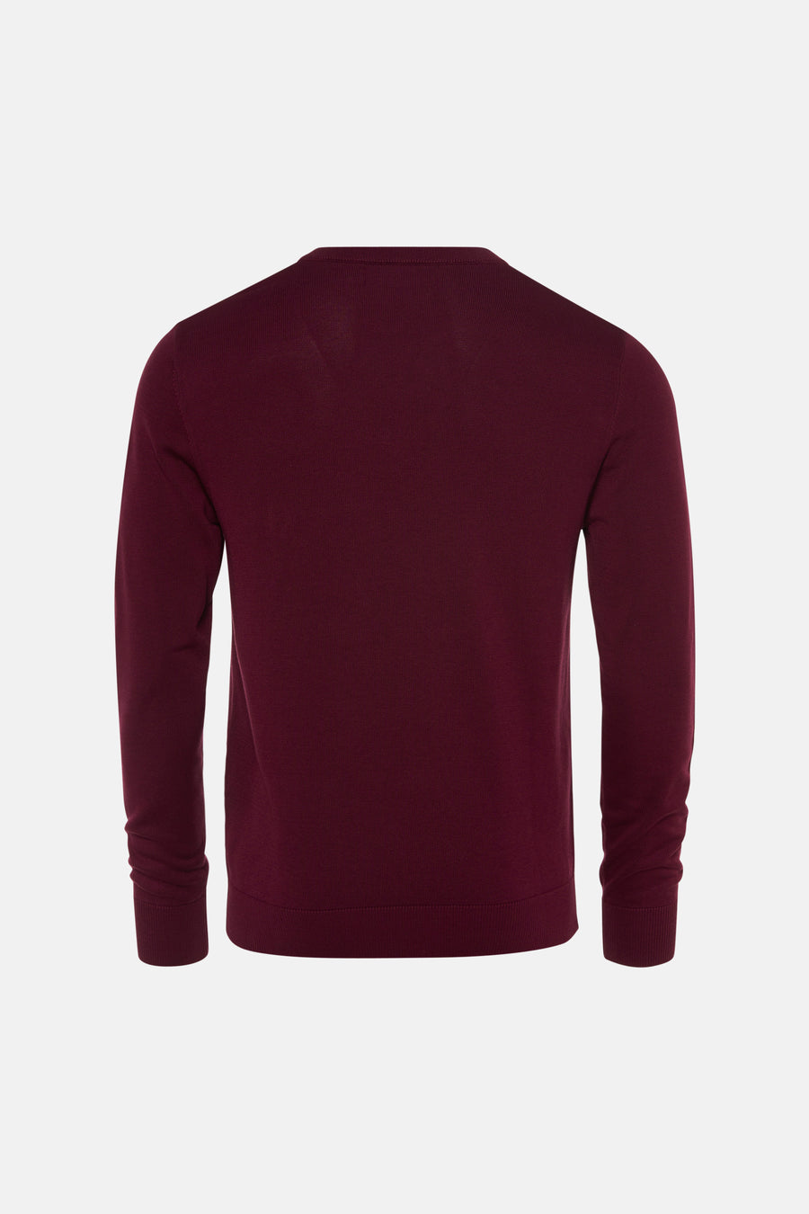 Pull à col en V - bordeaux