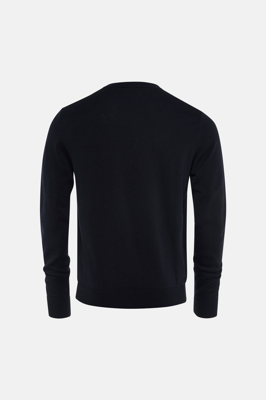 Pull à col en V - Bleu foncé