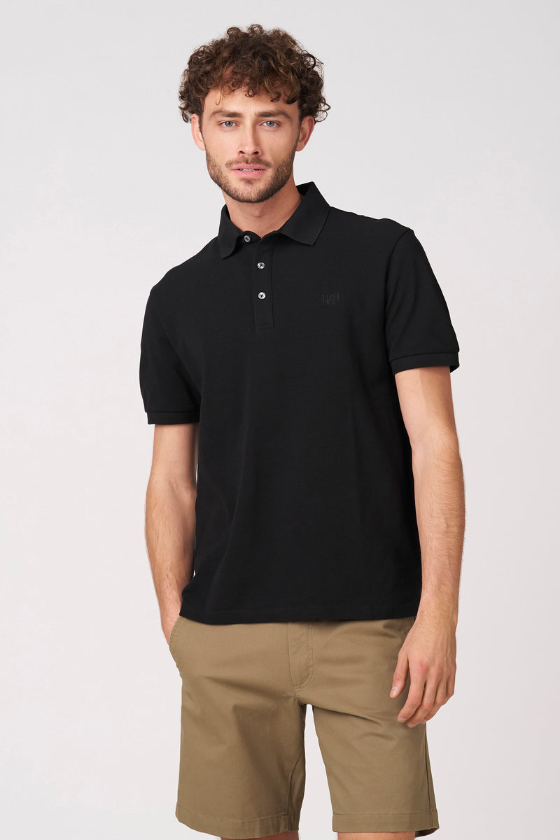 Polo à manches courtes - noir