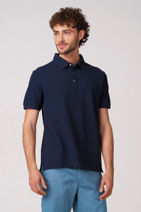 Polo à manches courtes - bleu