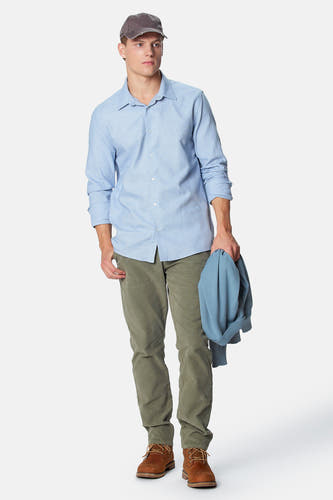 Chemise à manches longues - bleu