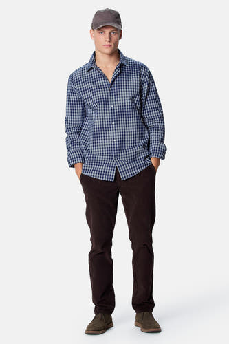 Chemise à manches longues - bleu