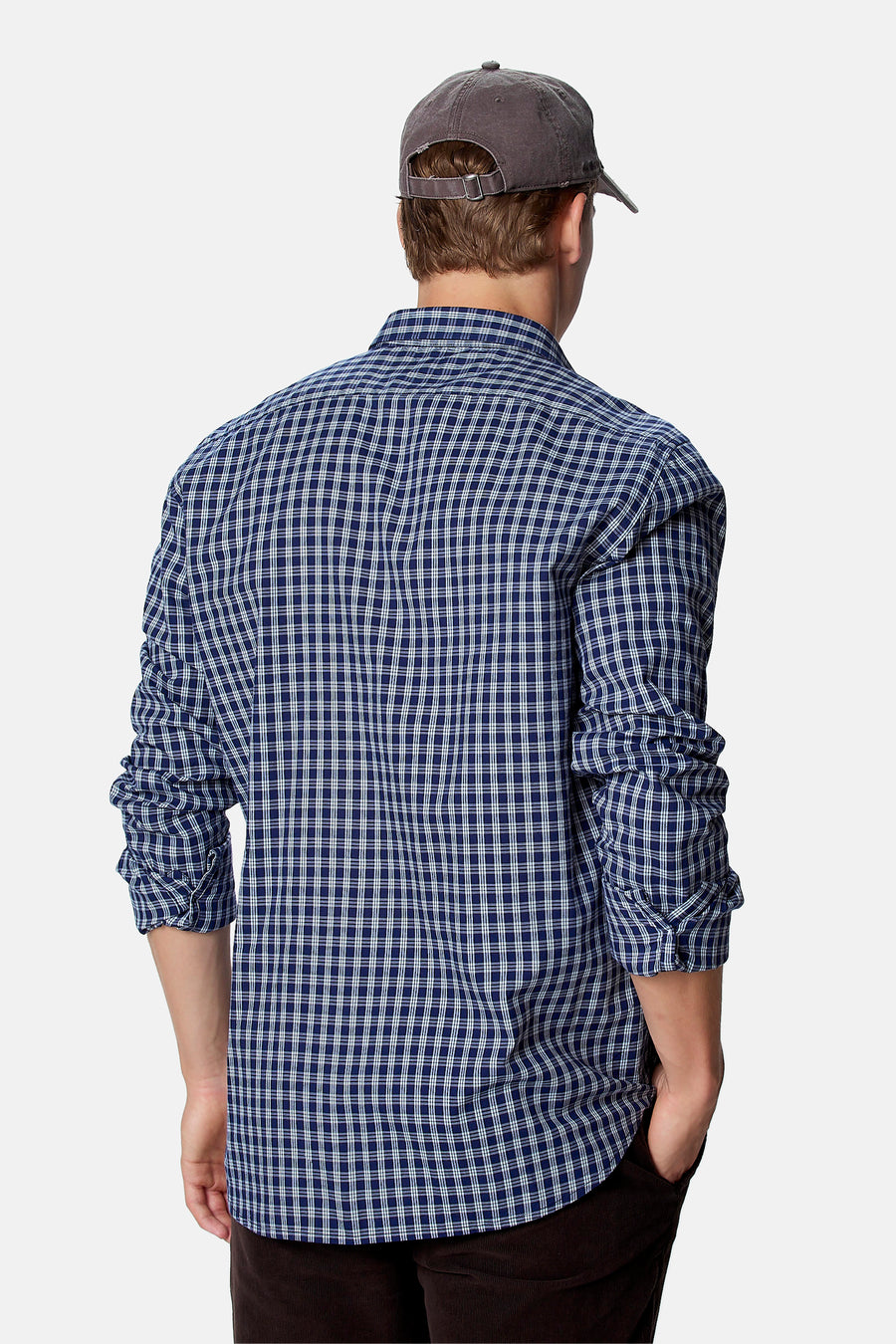 Chemise à manches longues - bleu