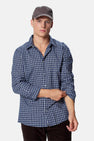 Chemise à manches longues - bleu
