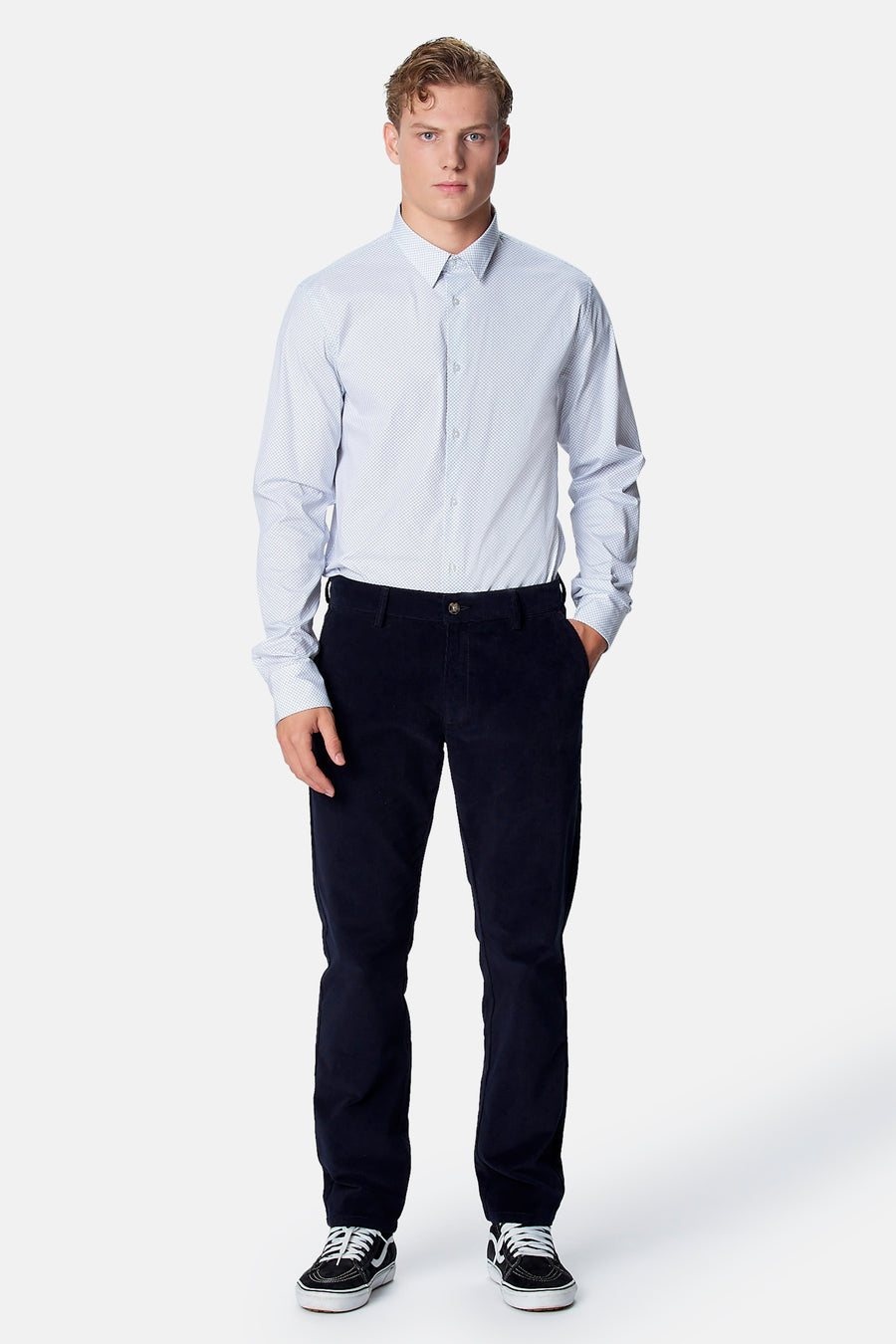 Chemise à manches longues - bleu