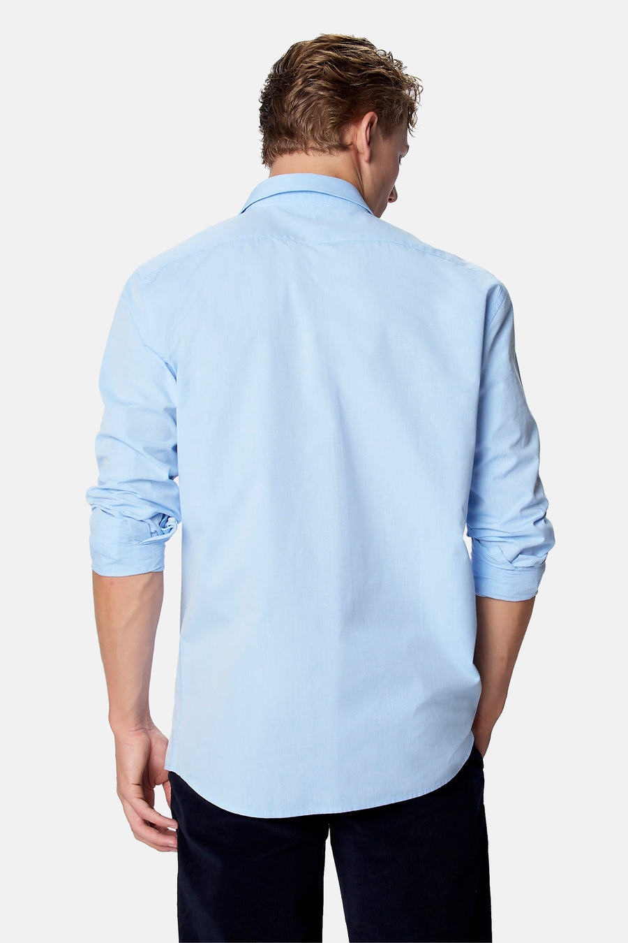 Chemise à manches longues - bleu
