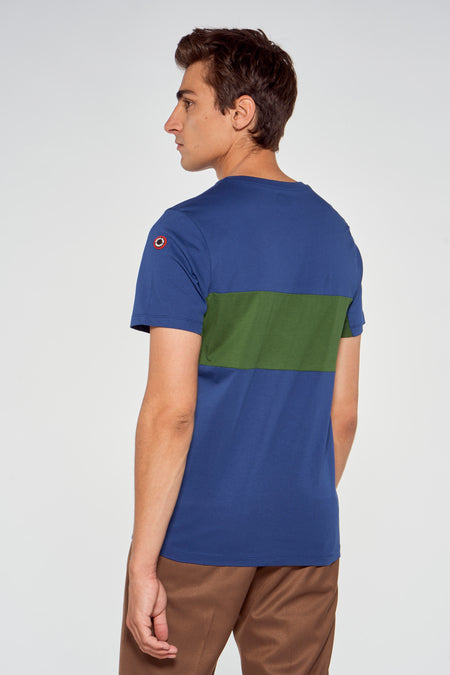 T-shirt (manches courtes) Bleu - Cyclo Club Marcel