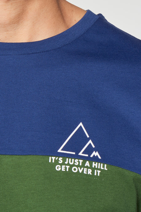 T-shirt (manches courtes) Bleu - Cyclo Club Marcel