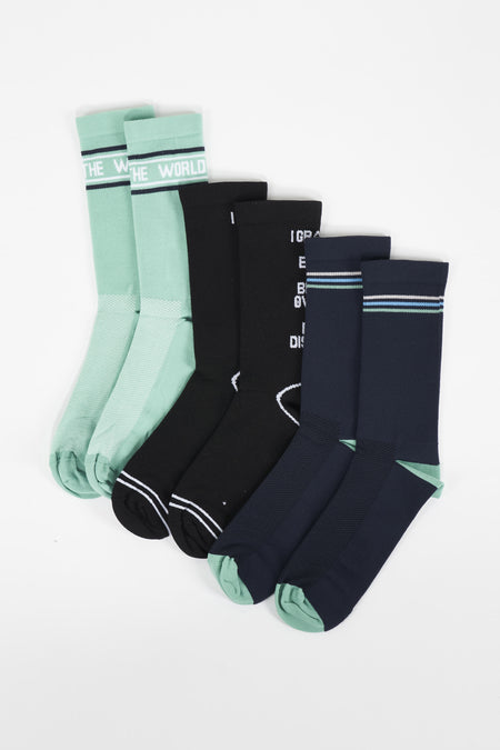 Chaussettes - multicolore