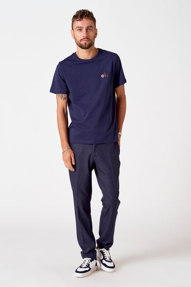 T-shirt (manches courtes) Bleu - Cyclo Club Marcel