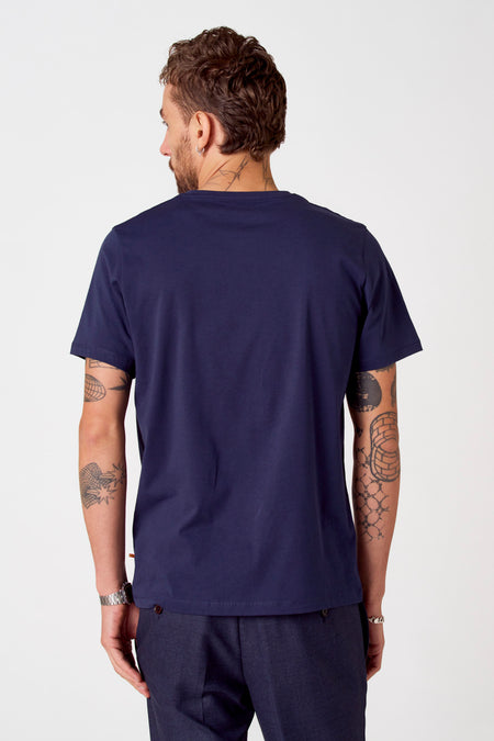 T-shirt (manches courtes) Bleu - Cyclo Club Marcel