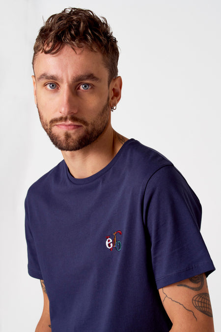 T-shirt (manches courtes) Bleu - Cyclo Club Marcel