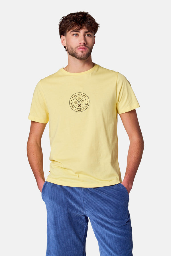 T-shirt (manches courtes) Jaune - Cyclo Club Marcel