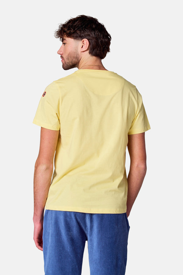T-shirt (manches courtes) Jaune - Cyclo Club Marcel