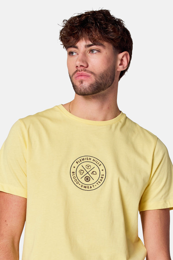 T-shirt (manches courtes) Jaune - Cyclo Club Marcel