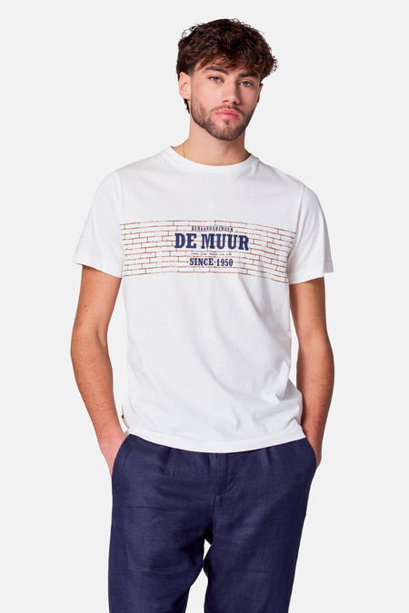 T-shirt (manches courtes) Blanc - Cyclo Club Marcel