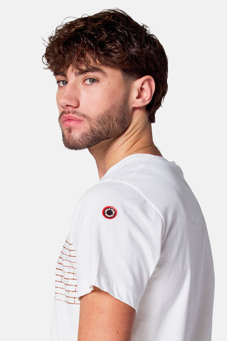 T-shirt (manches courtes) Blanc - Cyclo Club Marcel