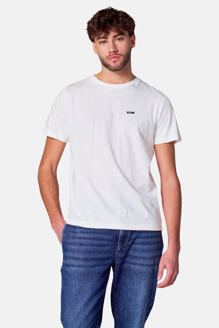 T-shirt (manches courtes) Blanc - Cyclo Club Marcel