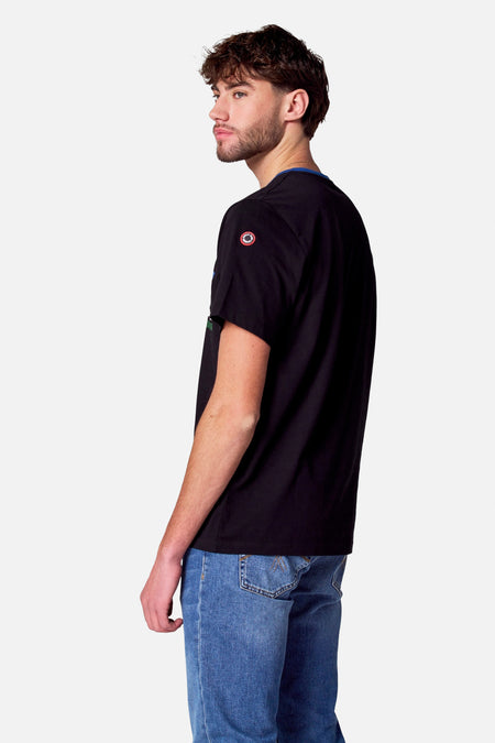T-shirt (manches courtes) Noir - Cyclo Club Marcel
