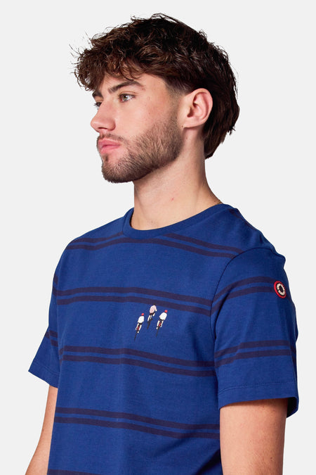 T-shirt (manches courtes) Bleu - Cyclo Club Marcel