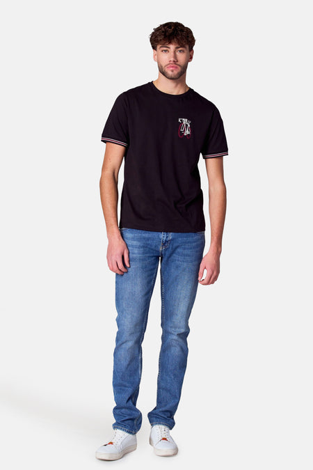 T-shirt (manches courtes) Noir - Cyclo Club Marcel