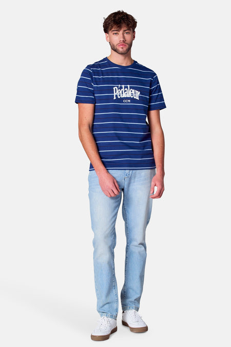 T-shirt (manches courtes) Bleu - Cyclo Club Marcel