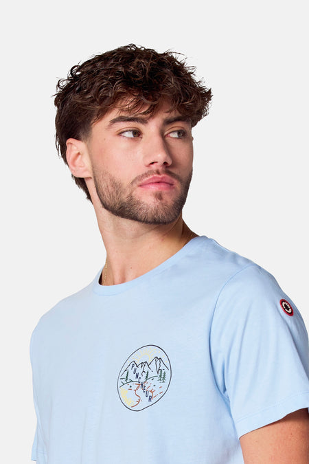 T-shirt (manches courtes) Bleu - Cyclo Club Marcel