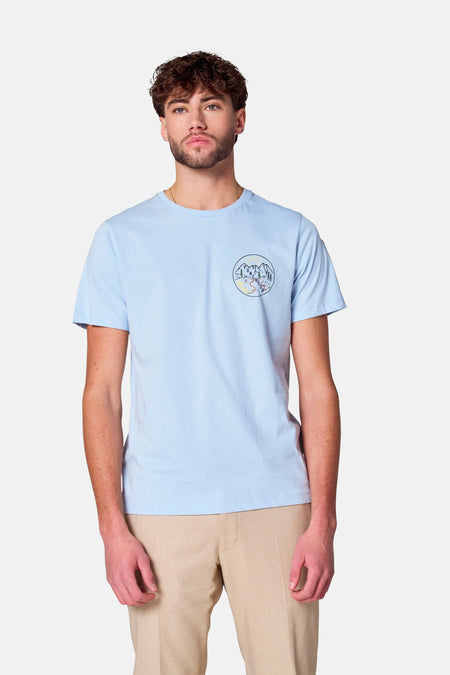 T-shirt (manches courtes) Bleu - Cyclo Club Marcel