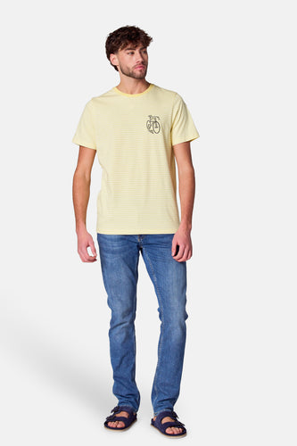 T-shirt à manches courtes - jaune - Cyclo Club Marcel - 4