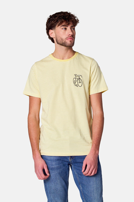T-shirt (manches courtes) Jaune - Cyclo Club Marcel