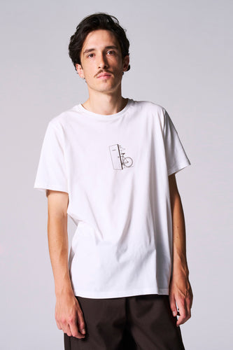 T-shirt à manches courtes - blanc - Cyclo Club Marcel