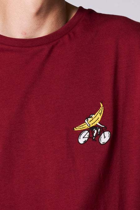 T-shirt à manches courtes - bordeaux