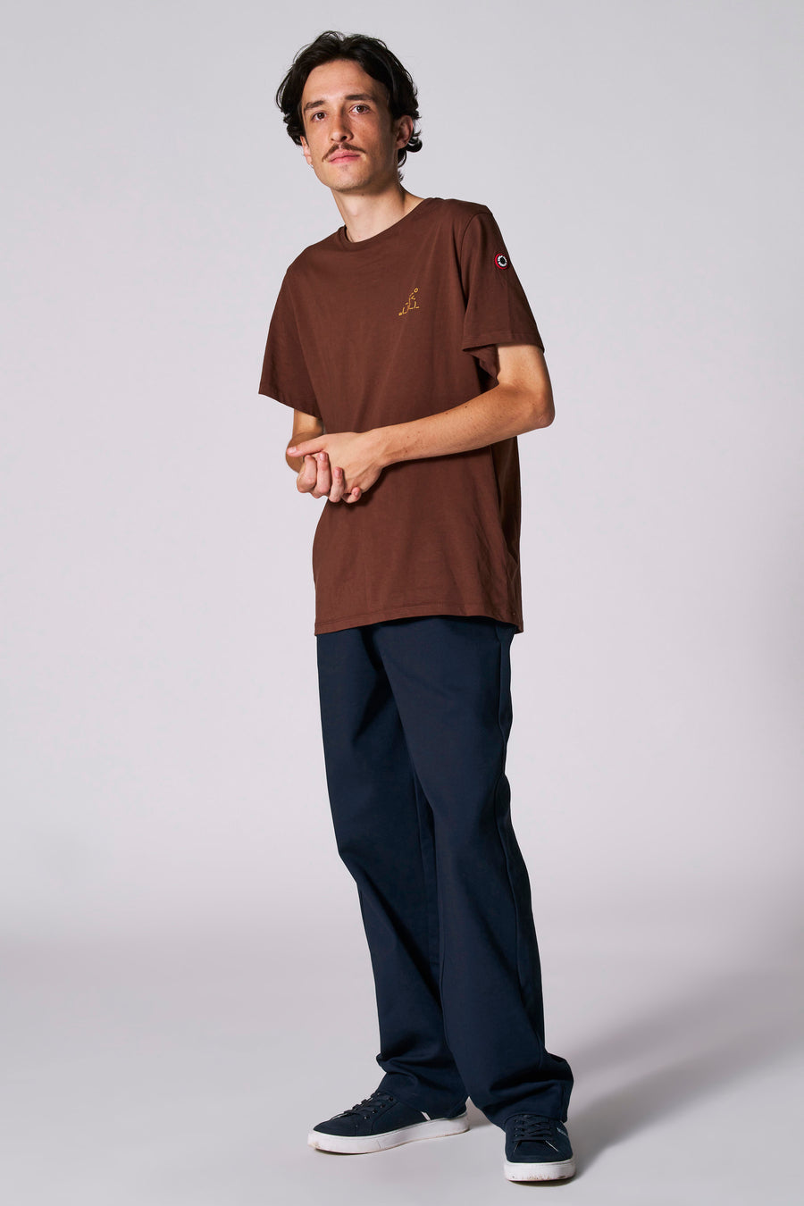 T-shirt à manches courtes - brun - Cyclo Club Marcel