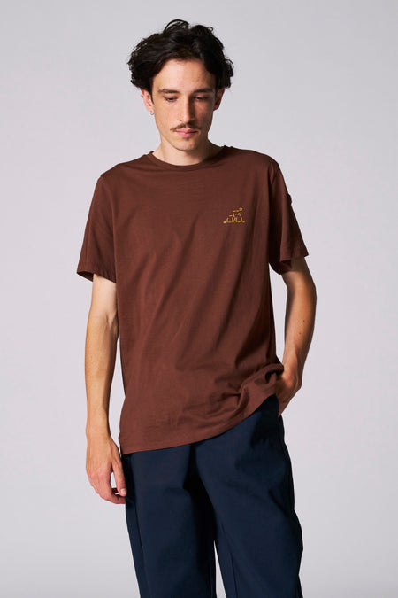 T-shirt à manches courtes - brun